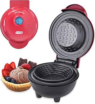 Waffle Tazones Ideal para Repostería y Negocios de Helados+Recetario.