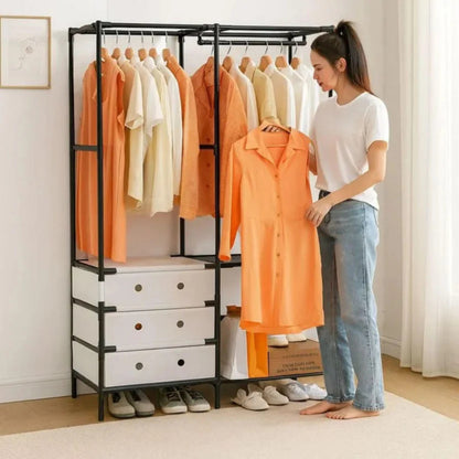 Closet de Lujo 2 Cuerpos | Armario Moderno, Amplio y Organizador de Ropa