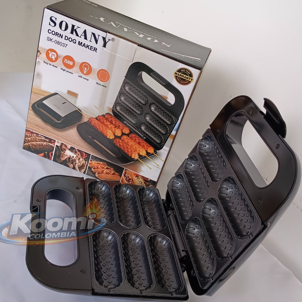 Máquina SOKANY 5 en 1 | Emprende tu Negocio de Corndogs y Gana Dinero desde Casa