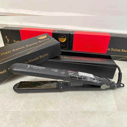 💨✨Plancha Steam Styler Profesional | Alisado con Vapor, Brillo y Cuidado del Cabello💁‍♀️🔥