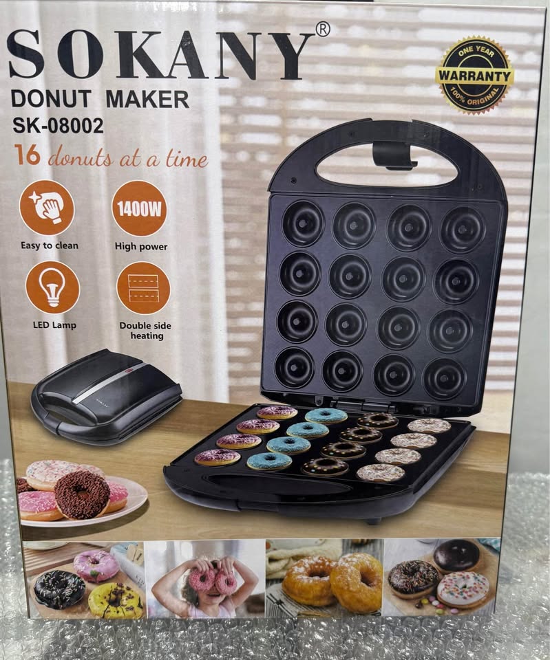 Máquina de Mini Donas 16 Puestos Fácil • Rápida • Altamente Rentable