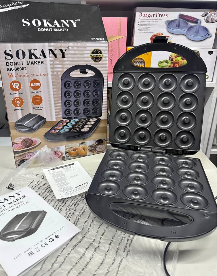 Máquina de Mini Donas 16 Puestos Fácil • Rápida • Altamente Rentable