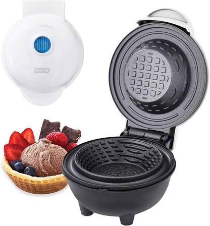Waffle Tazones Ideal para Repostería y Negocios de Helados+Recetario.