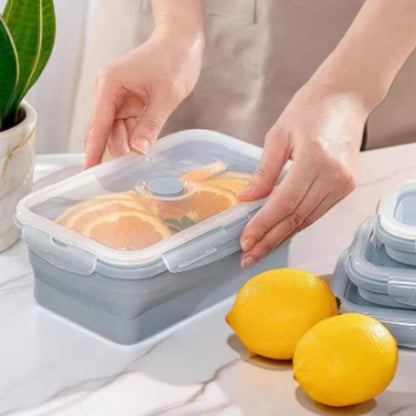 Recipientes de Almacenamiento x4 Unidades | Organizadores Herméticos Cocina