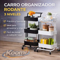 🛒 Carro Organizador Rodante 3 Niveles | Orden y Movilidad