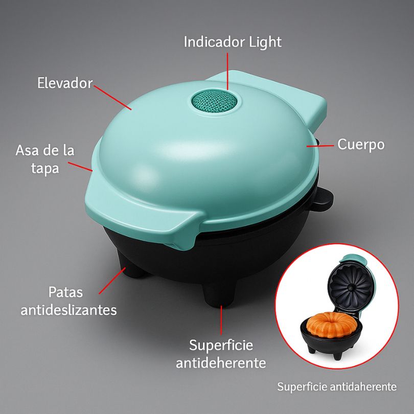 Máquina para Mini Tortas | Prepara Postres Deliciosos en casa