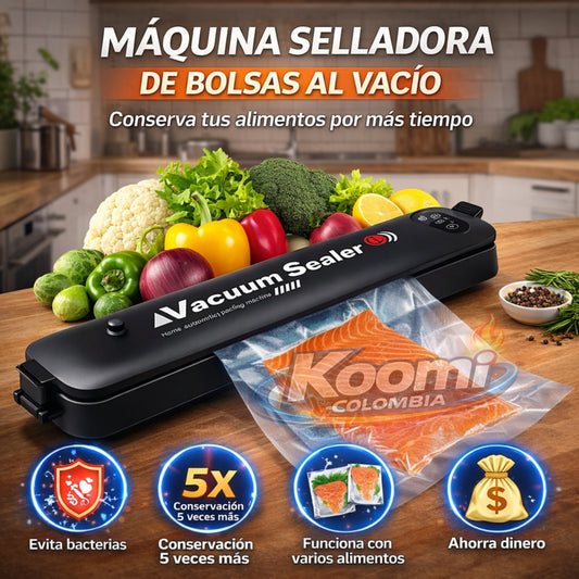 Máquina Selladora de Bolsas al Vacío | Conserva Alimentos Frescos
