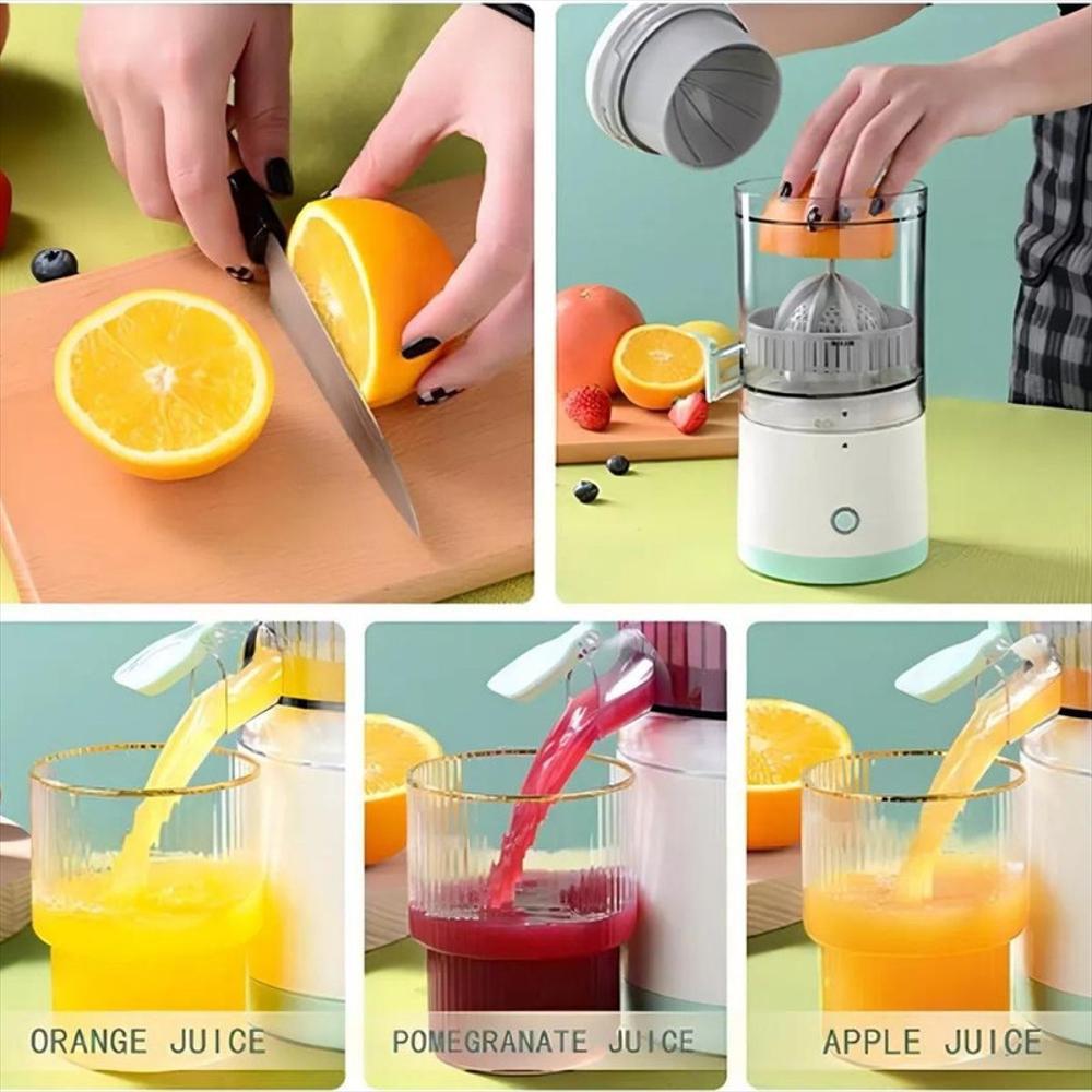 Exprimidor Eléctrico de Frutas Portátil | Jugos Frescos Rápidos y Sin Esfuerzo